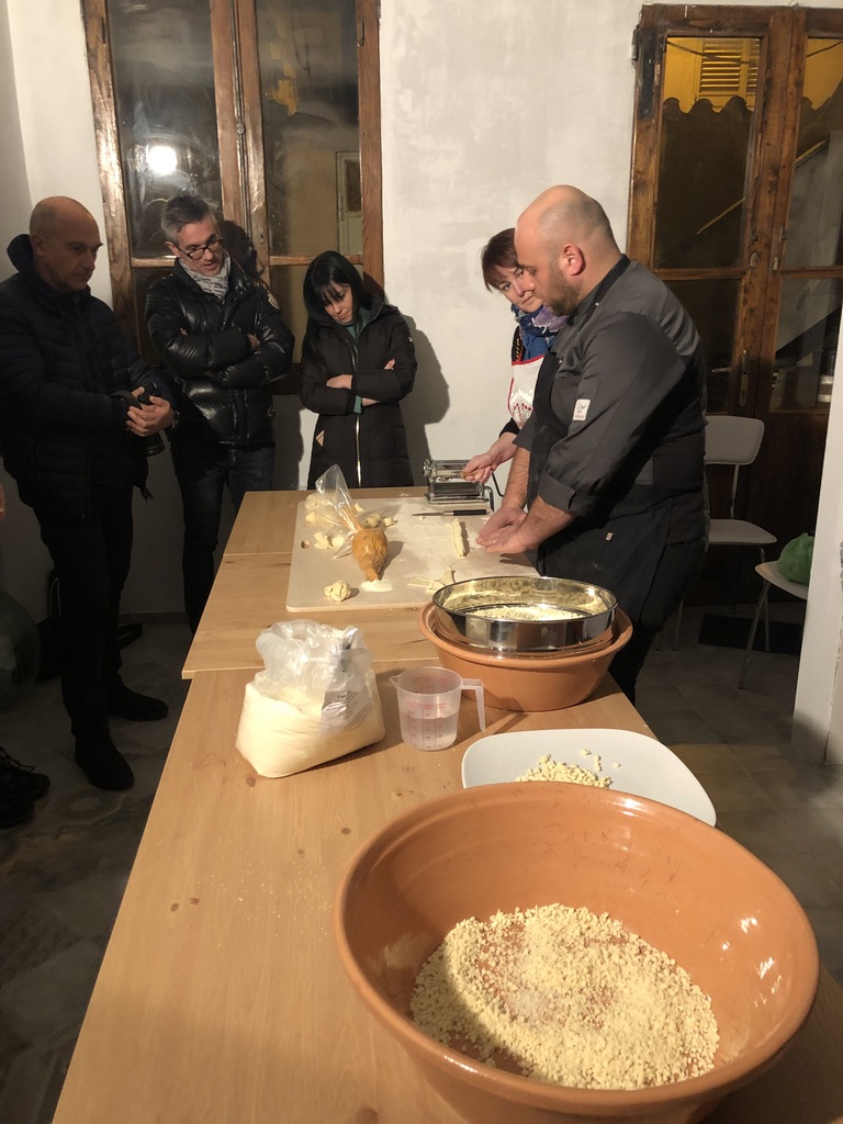 Cooking class mit Mauro Ladu, Ristorante Abbamele - wir erwarten sehnlichst die Eröffnung!