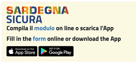 App Sardegna Sicura zur Registrierung und freiwilligen Kontaktverfolgung