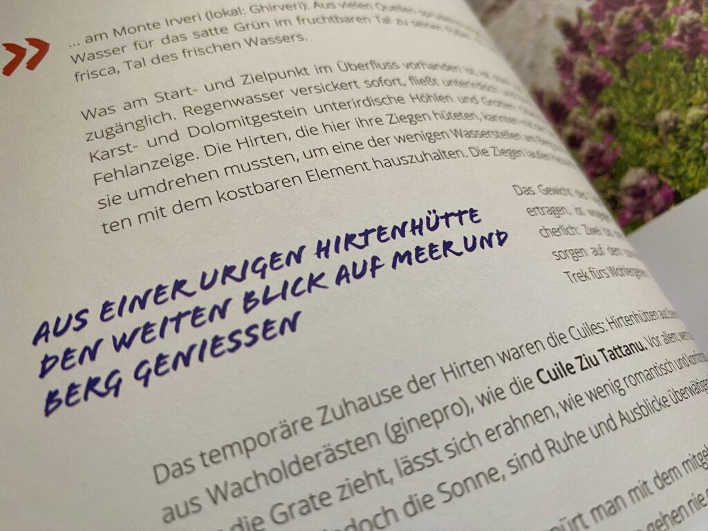 Viele Tipps für entspannte Pausen und kleine Momente gibt's in diesem Wanderführer